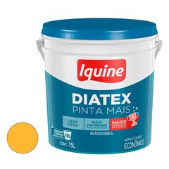Tinta Acrílica Fosca Diatex Pinta Mais 15L Cajú IQUINE / REF. 50315426