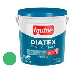 Tinta Vinil Acrílica Balde 15 Litros Diatex Hortelã - Ref. 50318226 - IQUINE