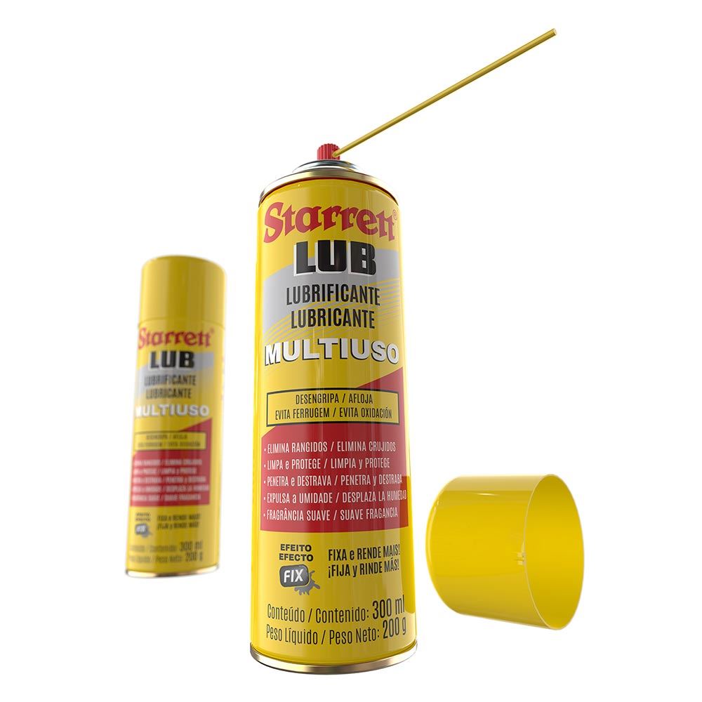Lubrificante Spray 300ml Multiuso - Ref. S-LUB300 - STARRETT