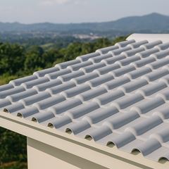 Telha Pvc 0,88x2,42 Plan Concreto - Ref. 23049242 - PRECONVC