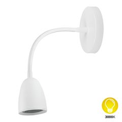 Spot LED Tulipa Flexível 4W Base Redonda Sobrepor 3000k Branco DILUX / REF. DI83024