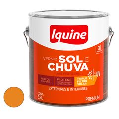 Verniz Brilhante 3,6L Sol e Chuva Mogno - Ref. 66109101R - IQUINE