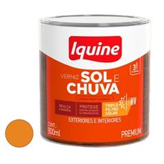 Verniz Brilhante 900ml Sol e Chuva Mogno - Ref. 66109104R - IQUINE