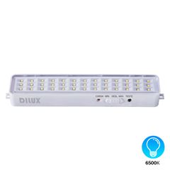 Luminária de Emergência 60LED Pocket Bivolt 4W Branco DILUX / REF. DI82669