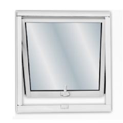 Máximo Ar em Alumínio 60x60 1 Seção Vidro Liso Mini Boreal Soft Branco MGM / REF. 118833 