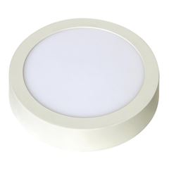 Painel em Alumínio LED 12W Bivolt Redondo de Sobrepor 3 Cores Branco DILUX / REF. DI84991