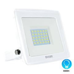 Refletor Led de Alumínio Ultra Slim 30W Bivolt 6500k Branco DILUX / REF. DI84014
