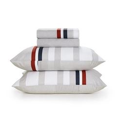 Jogo Cama Casal com 4 Peças Duncan 150 Fios - Ref. 3669549 - KARSTEN