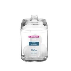 Porta Algodão 350ml em Polipropileno Transparente - Ref. SR1602/33 - SANREMO