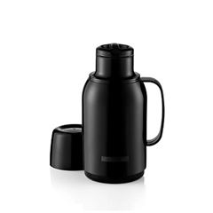 Garrafa Térmica 750ml Plástico Gostar Preto - Ref. SR1017/1 - SANREMO