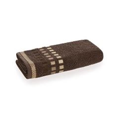 Toalha de Rosto Algodão Calera Cacau Marrom - Ref. 3680305 - KARSTEN