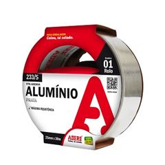 Fita Adesiva 25mmx30m de Alumínio Flexível - Ref. 04004107910 - ADERE