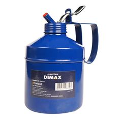 Almotólia em Aço 1000ml Bico Rígido Azul DIMAX / REF. DMX83505