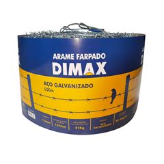 Arame em Aço Galvanizado Farpado 500m - Ref. DMX83840 - DIMAX