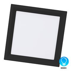 Painel LED 6W de Embutir Quadrado Deep 6500k Preto DILUX / REF. DI88401