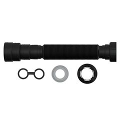 Sifão Sanfonado em Polipropileno DN38/50mm 0,7m Extensivo Universal Preto BLUKIT / REF. 030140-425