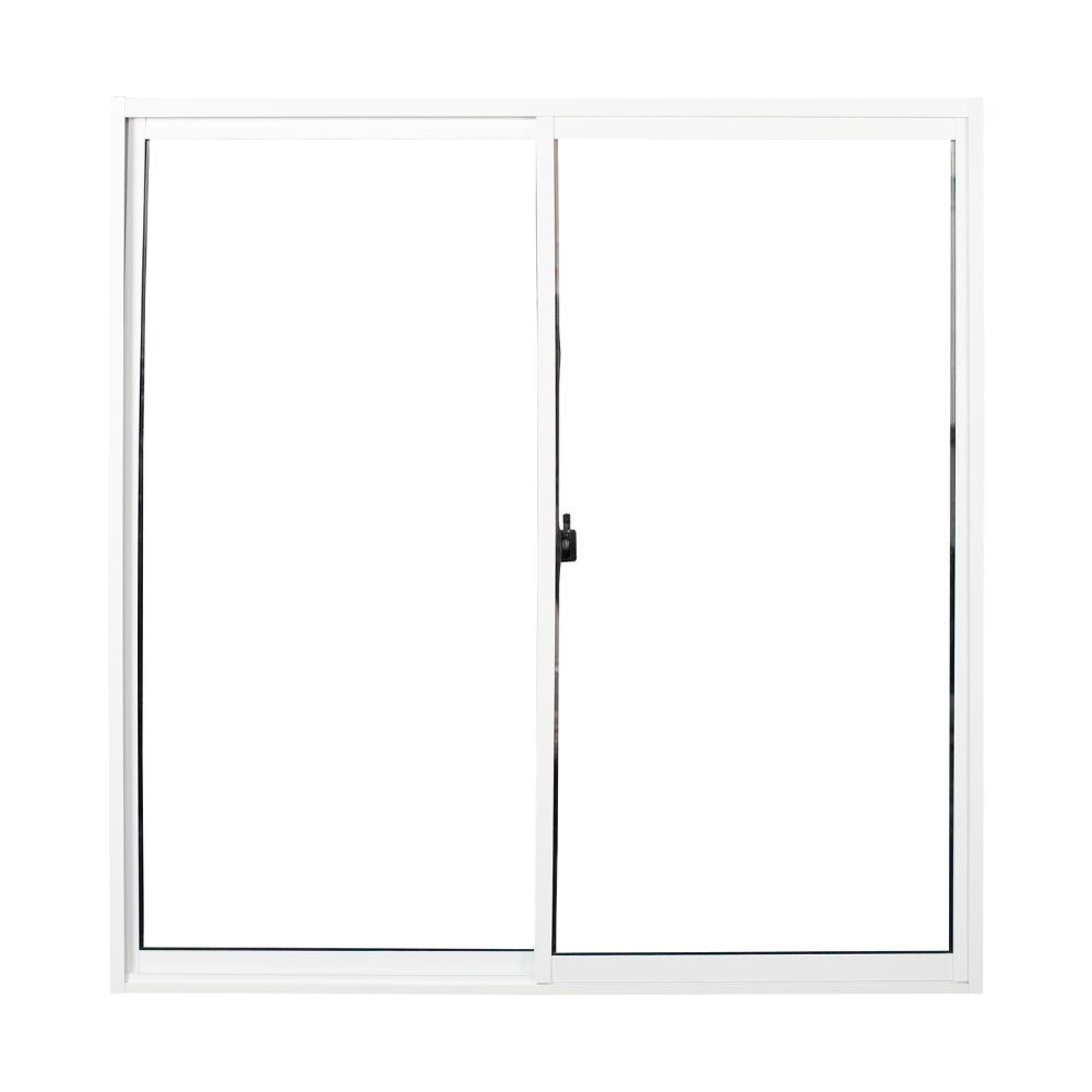 Janela Alum nio 100x100 2 Folhas Lisa Branca QUALITY REF HOB033002 Janela alum nio 100x100 2 folhas lisa branca quality ref hob033002
