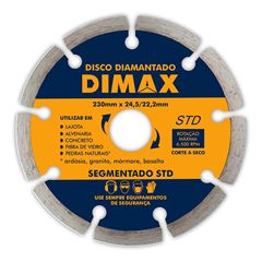 Disco Diamantado 230mm 9 Polegadas Segmentado STD DIMAX / REF. DMX87305