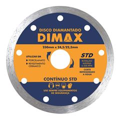 Disco Diamantado 230mm 9 polegadas Contínuo STD DIMAX / REF. DMX87312