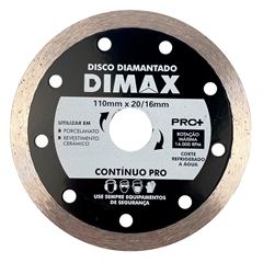Disco Diamantado 110mm 4 Contínuo Pro DIMAX / REF. DMX87343