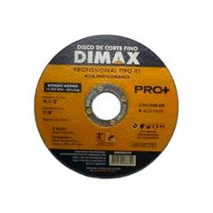 Disco de Corte 41/2 em Aço Inox Pro+ - Ref.DMX88890 - DIMAX