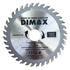 Disco Serra 36 Dentes 110mm Vídea DIMAX / REF. DMX87374