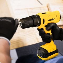 Parafusadeira e Furadeira com 1 Bateria 12V Íon de Lítion e Maleta VONDER / REF. 6001100120
