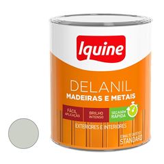 Tinta Esmalte Brilhante Delanil Madeiras e Metais 750ml Branco Gelo IQUINE / REF. 195200383