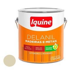 Tinta Esmalte Sintético Alto Brilho Delanil Madeiras e Metais 3L Areia IQUINE / REF. 195201582
