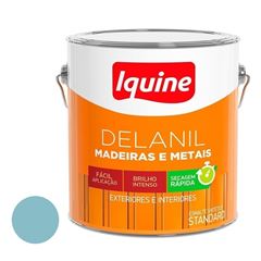 Tinta Esmalte Brilhante Delanil Madeiras e Metais 3L Azul Celeste IQUINE / REF. 195204782