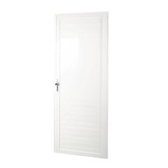 Porta de Alumínio 60x210 Lambril Lado Direito PLBCP001 Branca QUALITY / REF. ELB005097