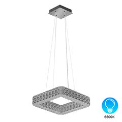 Pendente Acrílico LED 12w Bivolt Queen Quadrado 6500k DILUX / REF. DI90671