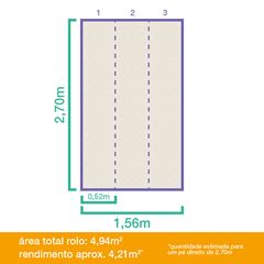 Papel De Parede Vinílico Arabescos Clássicos Bege E Marrom 9,5m BOBINEX / REF. 1004