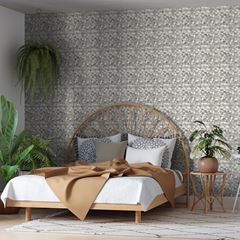 Papel de Parede Vinílico Mosaico Triângulos Cinza e Azul 9,5m BOBINEX / REF. 2424