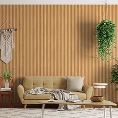 Papel de Parede Vinílico Madeira Ripa Marrom 9,5m BOBINEX / REF. PP207
