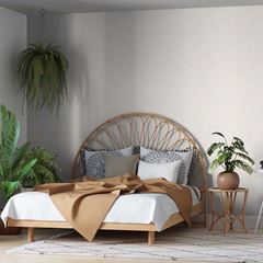 Papel de Parede Vinílico Liberty Romântico Branco e Rosa 9,5m BOBINEX / REF. PP222