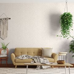 Papel de Parede Vinílico Liberty Romântico Branco e Rosa 9,5m BOBINEX / REF. PP222