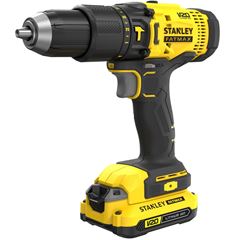 Parafusadeira E Furadeira De Impacto 1/2 Polegada 20V Max Íon de Lítio 1 Bateria 1,5Ah Carregador Bivolt E Maleta STANLEY / REF. SCD711C1K-BR