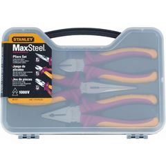 Kit De Alicates Cromo Níquel Com 3 Peças Maxsteel STANLEY / REF. 84-011