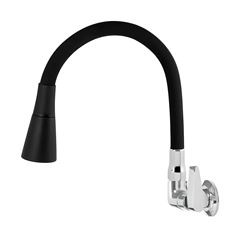 Torneira Cone Bica móvel de Cozinha para Parede ou Lavatório Black SIGMA / REF.40770710