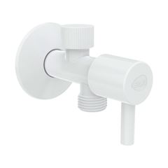 Registro com Derivação para Ducha Higiênica 1/4 de Volta 1/2x1/2 Branco BLUKIT / REF. 200217-212