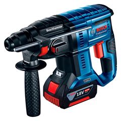 Martelete Perfurador SDS Plus 18V Com 2 Baterias E Maleta BOSCH / REF. 06119111E0-000