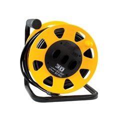 Extensão Max Pro 20 Metros 2P+T com 3 Tomadas Amarelo DANEVA / REF. DN1541