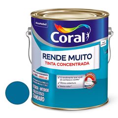 Tinta Acrílica Fosca 3,2L Rende Muito Azul Profundo CORAL / REF. 5763553