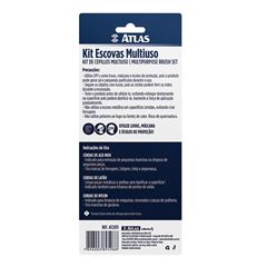 Kit de Escovamento Multiuso com 3 Peças ATLAS / REF. AT2031