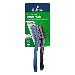 Kit de Escovamento Limpeza Pesada com 2 Peças ATLAS / REF. AT1860