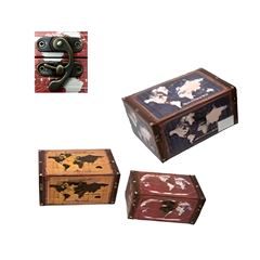 Baú Organizador de MDF Grande 24x14x12cm HOME DECOR / REF. HD-49235