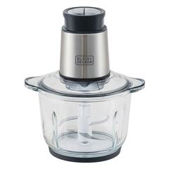 Mini Processador Gourmand Gris Tigela De Vidro 220V 300W B&D/ REF ...