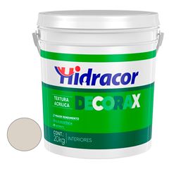 Textura Acrílica Decorax 20kg Branco Gelo HIDRACOLOR / REF. 619300372