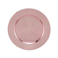 Sousplat Plástico Opala 33cm Rosé LYOR / REF. 7710
